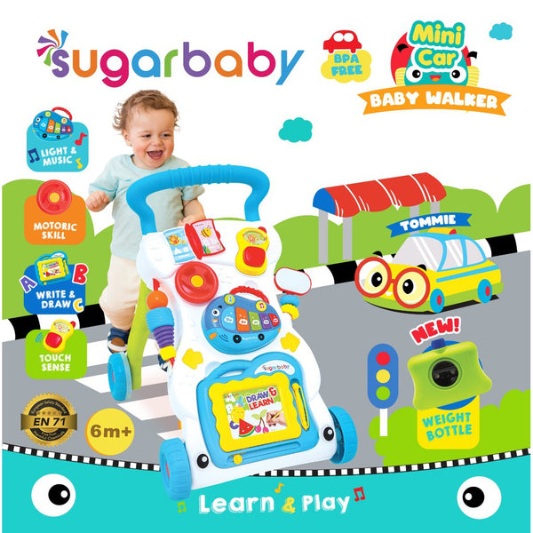 SUGARBABY Mini Car Push Walker / Baby Walker / Alat Bantu Jalan Bayi