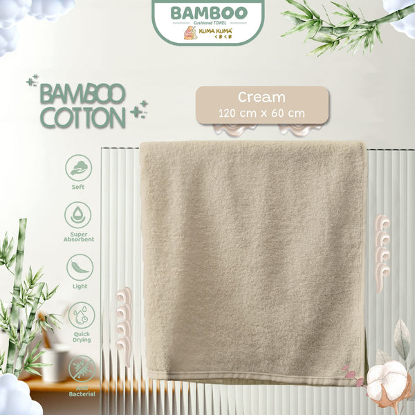 Kuma-Kuma Bamboo Towel / Handuk Bamboo  120 cm x 60 cm