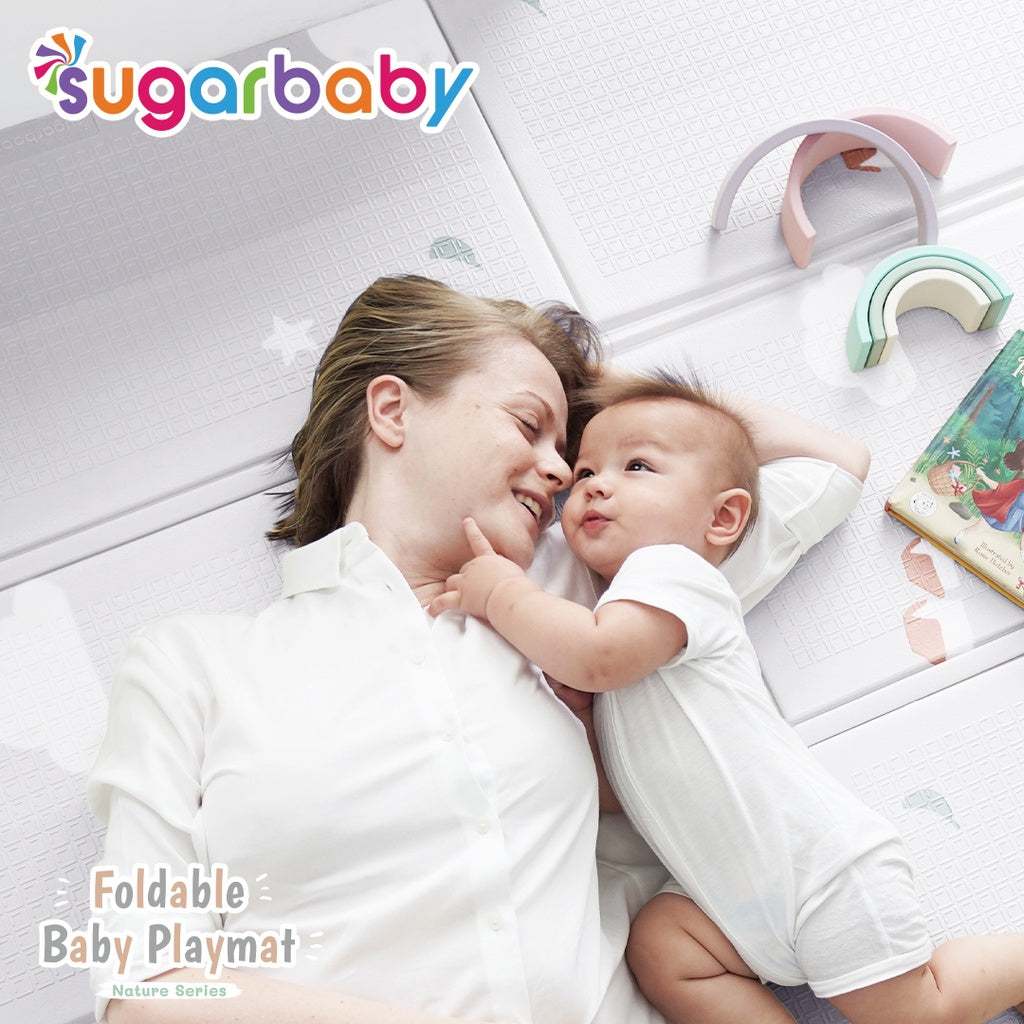 SUGARBABY Foldable Baby Playmat (Nature Series) / Playmat Lipat Anak / Karpet Lipat Bayi / Matras Bayi