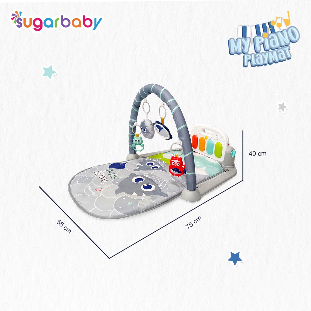 SUGARBABY My Piano Playmat Playgym All In 1 / Day & Nite / My Piano / Piano Playgym