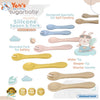 SUGAR BABY - Healthy Silicone Spoon & Fork (Nature Series)