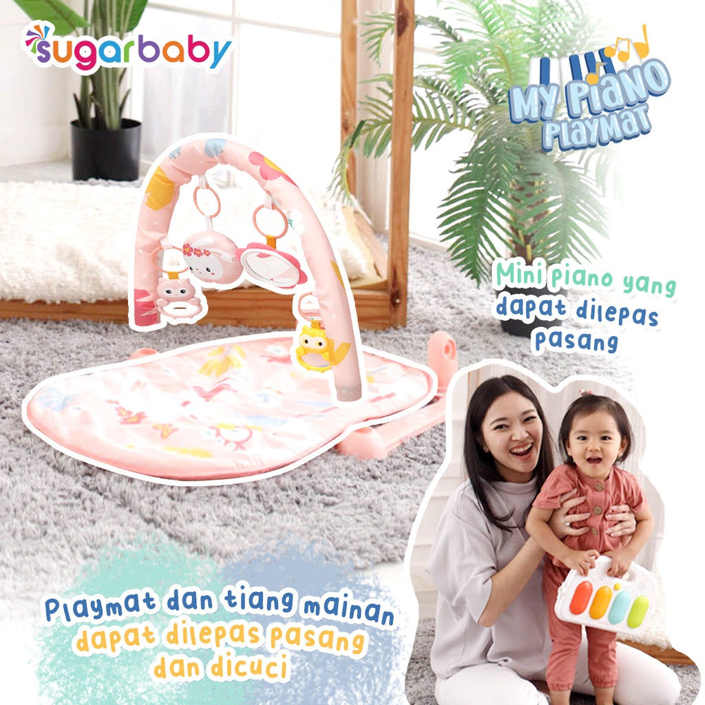 SUGARBABY My Piano Playmat Playgym All In 1 / Day & Nite / My Piano / Piano Playgym