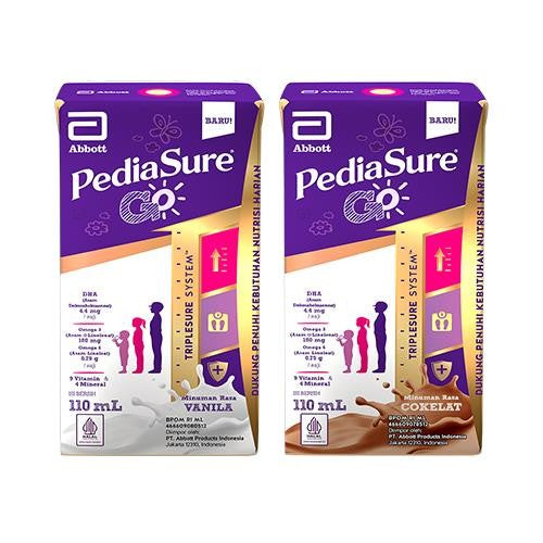 Pediasure Go 110 ml Susu UHT Pediasure Vanila / Coklat