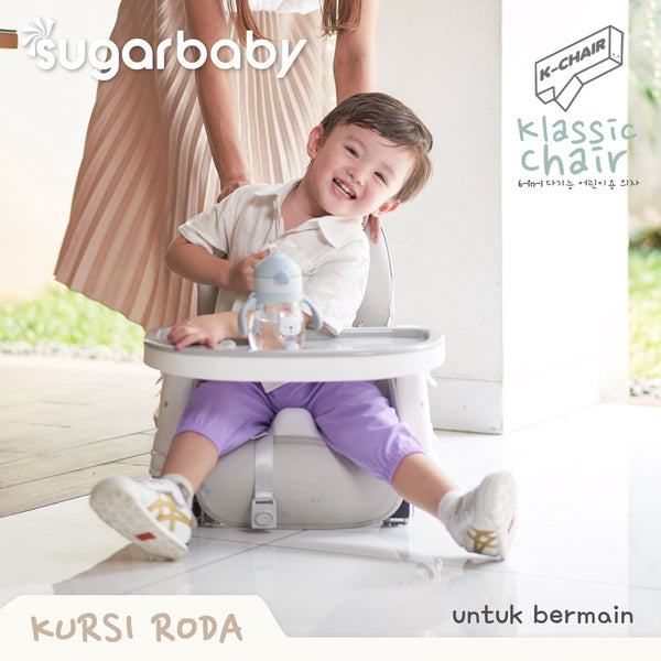 SUGARBABY Klassic Chair High Chair 6 in 1 | Booster Seat | Kursi Makan Bayi