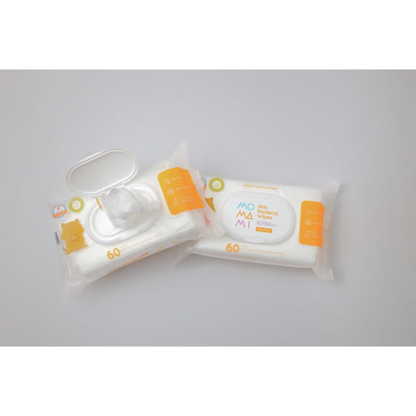 Momami Anti Bacterial Wipes / Tisue Basah (10 / 30 /60 Lembar)
