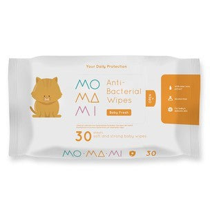 Momami Anti Bacterial Wipes / Tisue Basah (10 / 30 /60 Lembar)