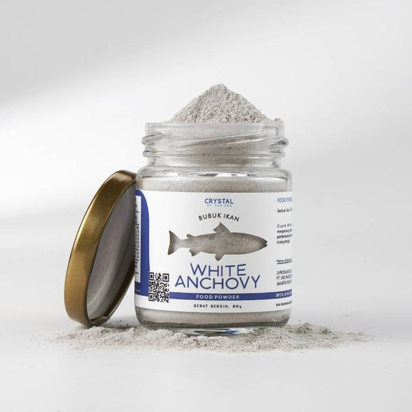 Crystal of the Sea White Anchovy Powder 20 gr | Bubuk Teri Nasi Putih | Bumbu Kaldu MPASI