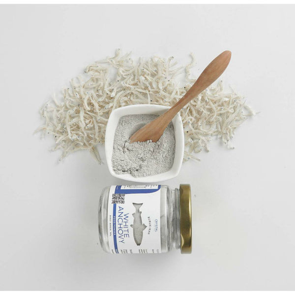 Crystal of the Sea White Anchovy Powder 20 gr | Bubuk Teri Nasi Putih | Bumbu Kaldu MPASI