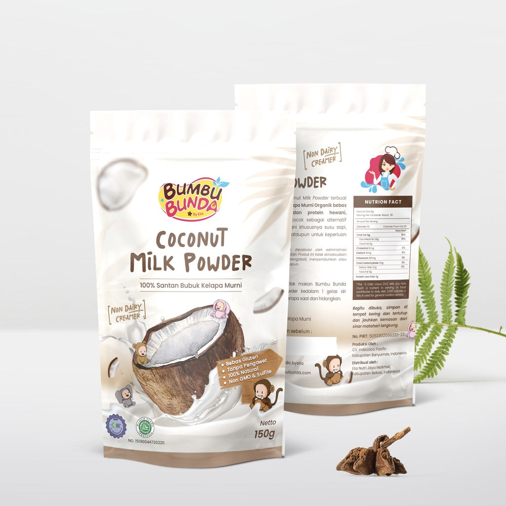 Bumbu Bunda Elia Coconut Milk Powder - Santan MPASI /BB Booster MPASI Santan Organik