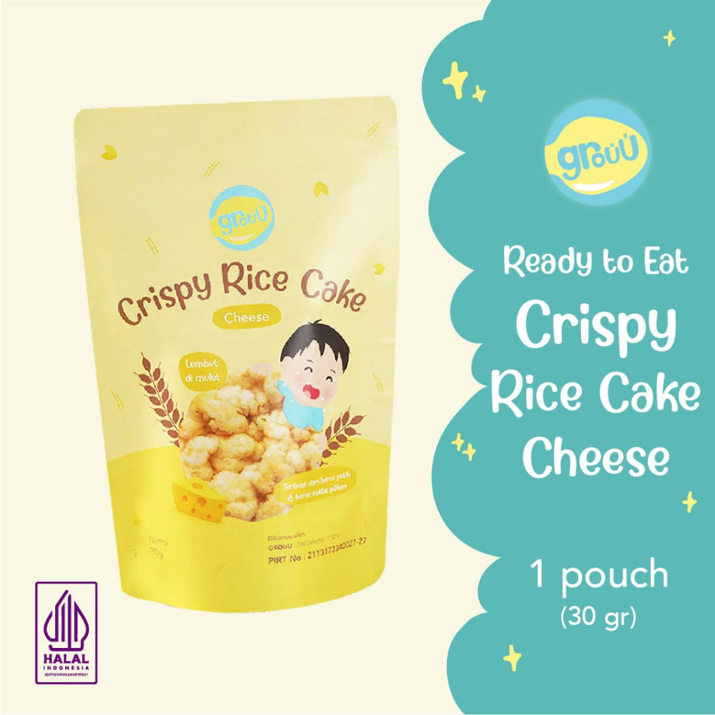 Grouu Crispy Rice Cake - Cemilan Anak NO MSG - HALAL