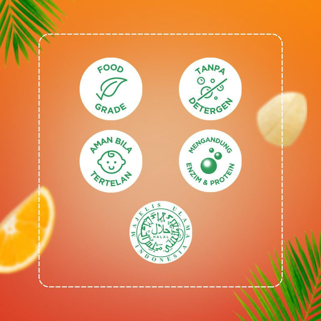 ENZIM Tooth paste / Pasta gigi anak Tanpa detergen 63GR