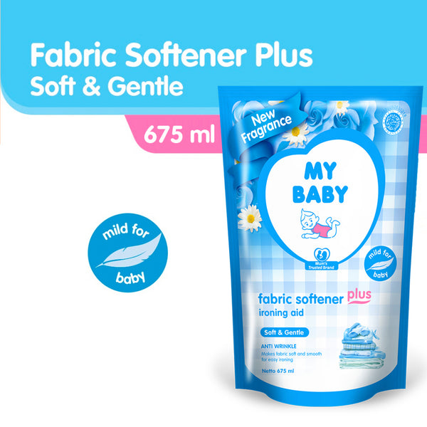 MY BABY Fabric Softener Ironing Aid Soft & Gentle Refill 675 mL