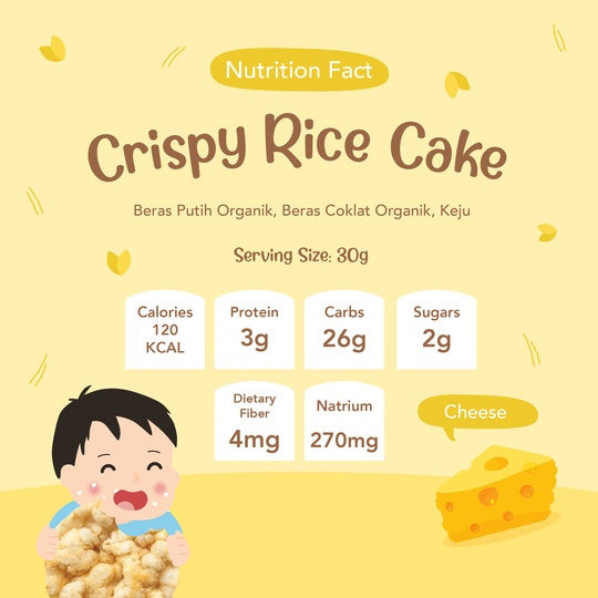 Grouu Crispy Rice Cake - Cemilan Anak NO MSG - HALAL