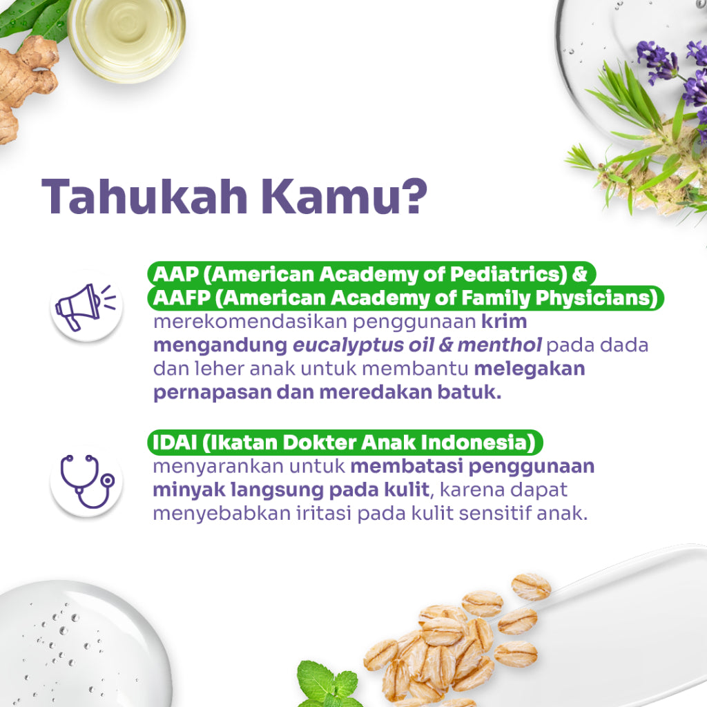 Expert Care Calming Rub Cream 50G / Aroma Telon & Lavender / Kuatkan Imun Legakan Napas Redakan Kembung