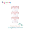 SugarBaby Premium Glass Jar Baby Food Container 3 pcs BPA FREE / Peralatan Makan Bayi MPASI