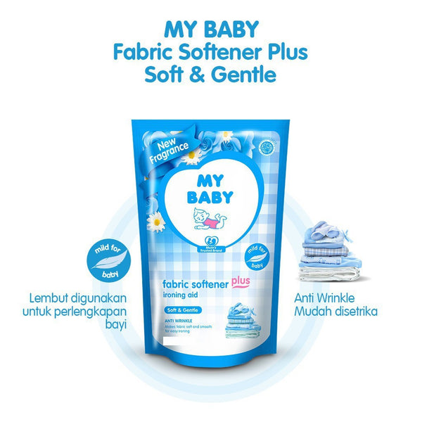 MY BABY Fabric Softener Ironing Aid Soft & Gentle Refill 675 mL