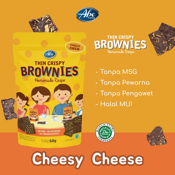 Abe Food Thin Crispy Brownies/ Biskuit Anak Sehat/ Makanan Ringan Anak