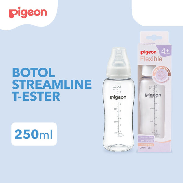 PIGEON Botol T-Ester Streamline 150ml & 250 ml with S-type Nipple | Botol Susu Bayi