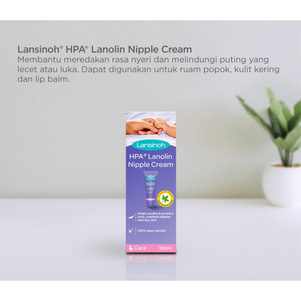 LANSINOH HPA Lanolin For Sore Nipples Cream - Krim Puting Lecet  10Ml