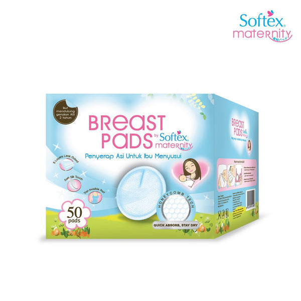 Softex Maternity Breast Pads Honeycomb [50 Pads]