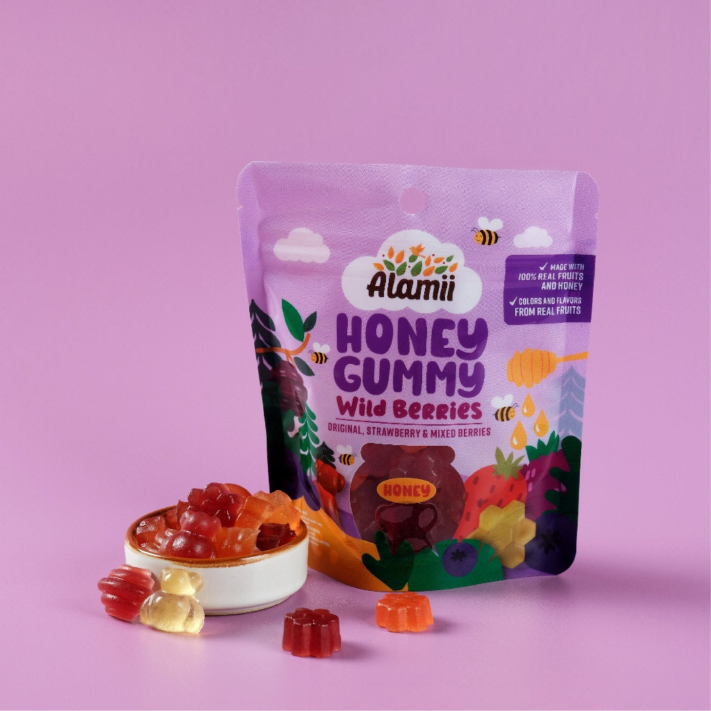 Alamii Honey Gummy Tropical Rush / Wild Berries 40g