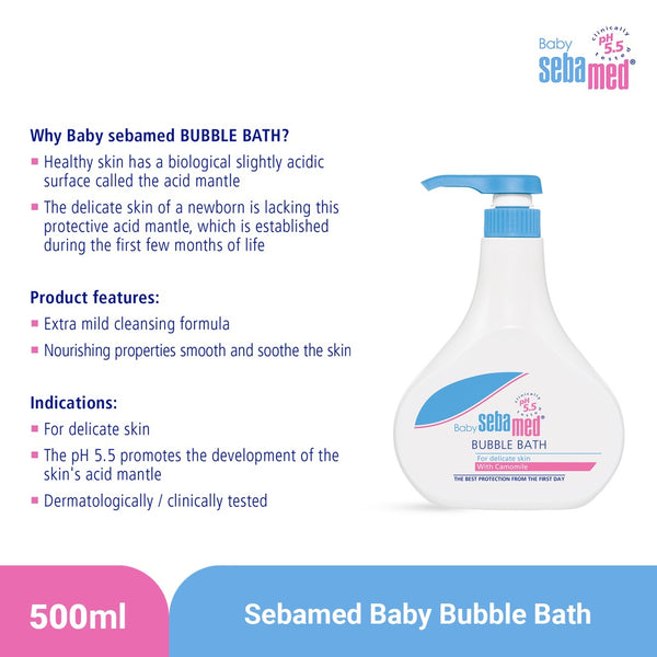 Sebamed Baby Bubble Bath 500ml - Sabun Bayi Untuk Kulit Sensitif