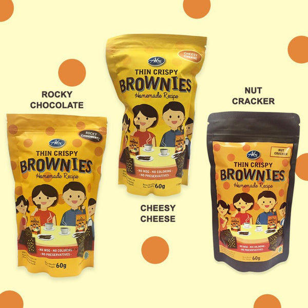 Abe Food Thin Crispy Brownies/ Biskuit Anak Sehat/ Makanan Ringan Anak