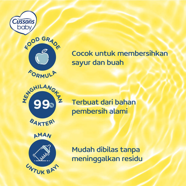 Cussons Baby Liquid Cleanser Reffil - Pembersih Botol Bayi 700ml FREE 300ml