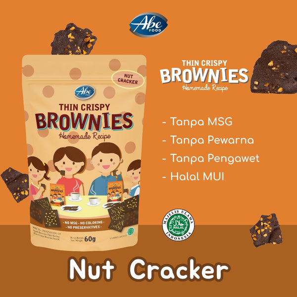 Abe Food Thin Crispy Brownies/ Biskuit Anak Sehat/ Makanan Ringan Anak