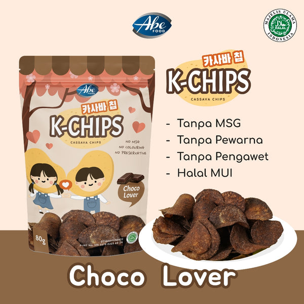 Abe Food K-Chips Snack Anak 80G / Cemilan Kripik Sehat  No MSG