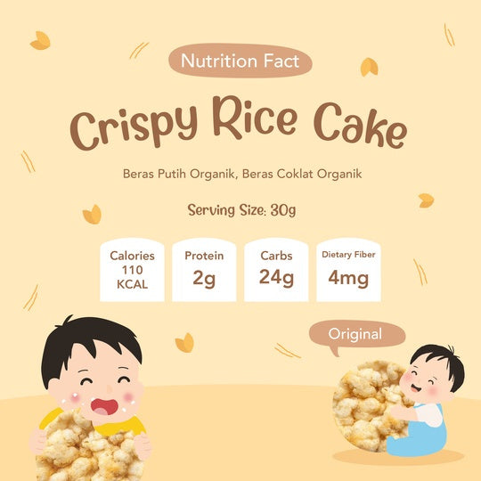 Grouu Crispy Rice Cake - Cemilan Anak NO MSG - HALAL
