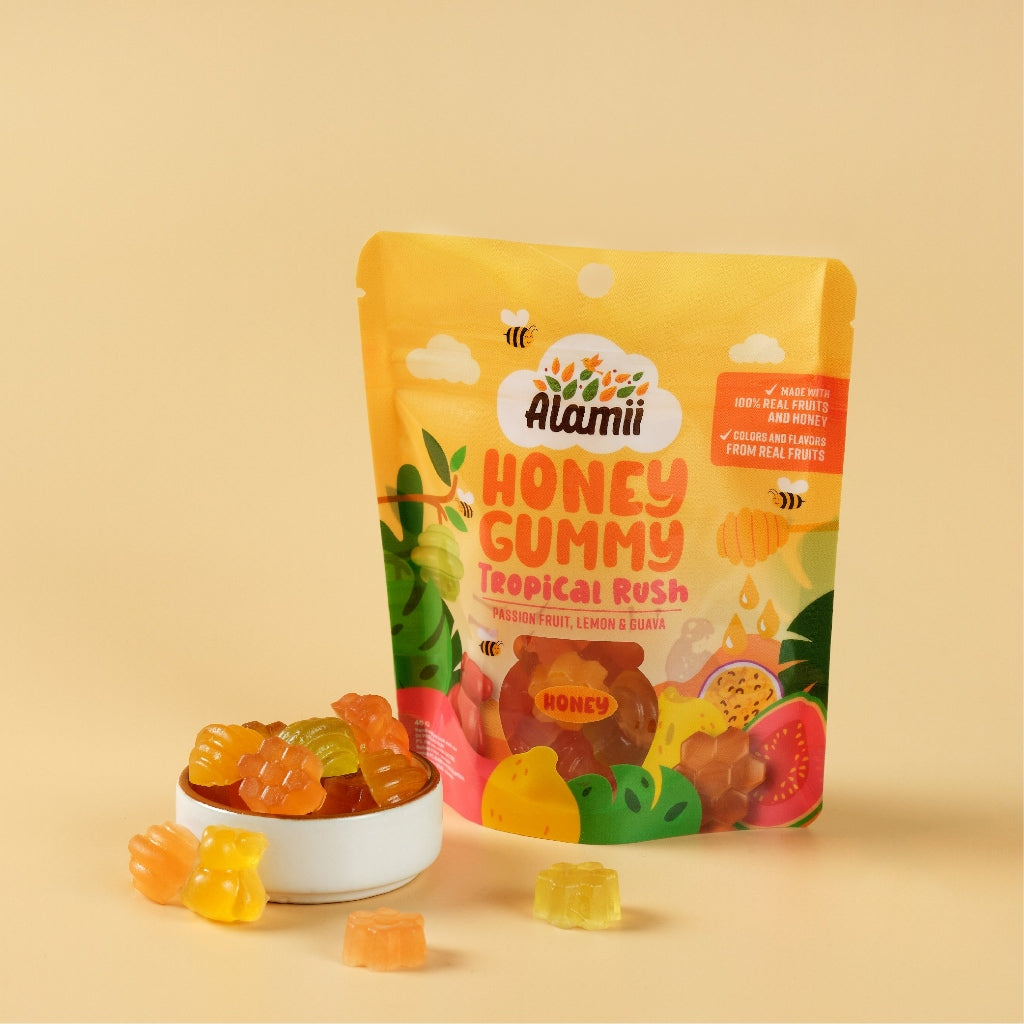 Alamii Honey Gummy Tropical Rush / Wild Berries 40g