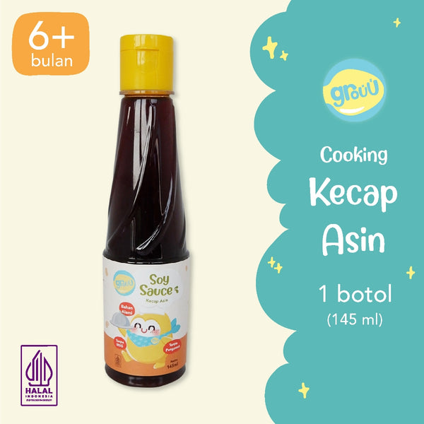 Grouu - Cooking Sauces - Soy Sauce, Kecap MPASI Organik, Bumbu MPASI NO MSG