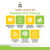 Concos Virgin Coconut Oil Original 250 ml / Minyak MPASI / VCO / Minyak Kelapa Murni 100%