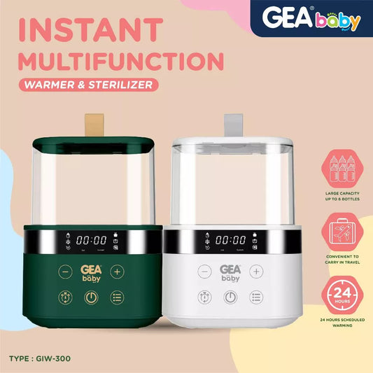 GEA Baby Instant Warmer & Sterilizer GIW-300 Penghangat Asi /  Milk & Food Warmer Steamer