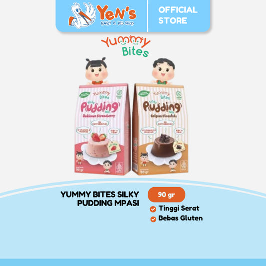 Yummy Bites Silky Pudding MPASI 90 gr / Pudding Lembut MPASI Bayi / Cemilan Bayi Tanpa Pengawet
