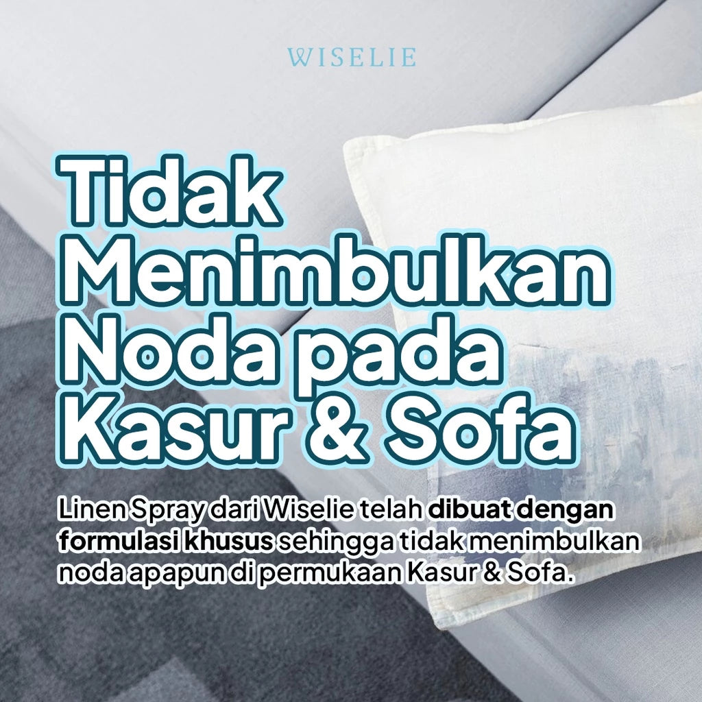 Wiselie Linen Spray Semprotan Linen Organik 250ML - dengan Formula Anti Bacterial