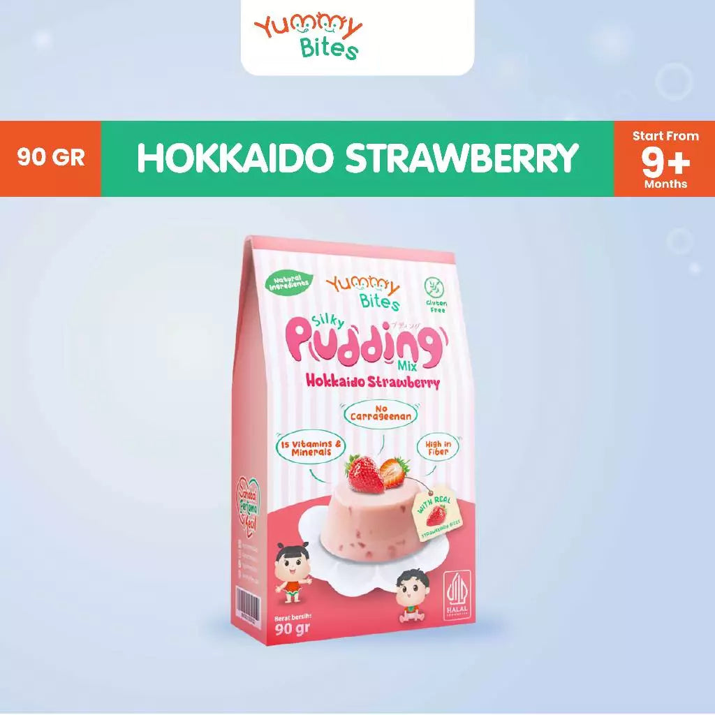 Yummy Bites Silky Pudding MPASI 90 gr / Pudding Lembut MPASI Bayi / Cemilan Bayi Tanpa Pengawet