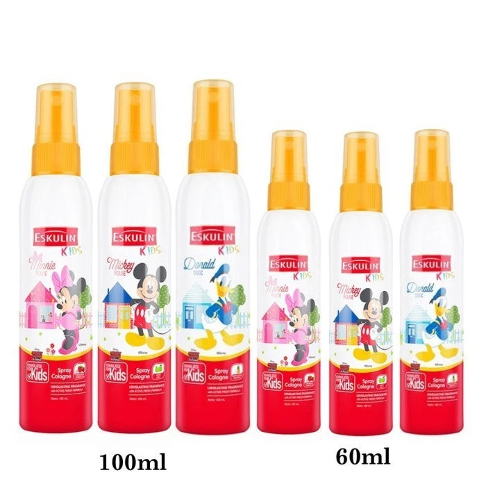 ESKULIN Kids Cologne Spray 100ml | Parfum Minyak Wangi Anak Aroma Buah Segar Tahan Lama TERBARU