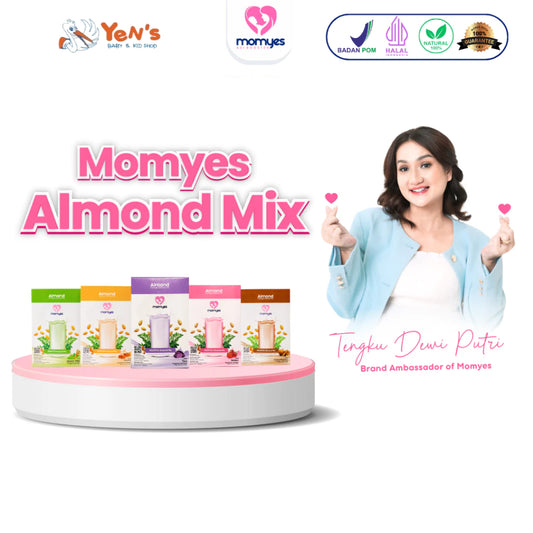 Momyes Almond Mix - Minuman Almond Dengan Katuk & Kelor untuk Nutrisi sehari
