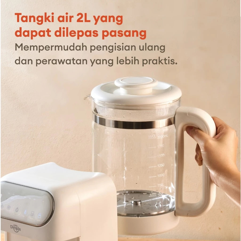 Little Dimple Thermo Guard Baby Dispenser HWD-917 / Pemanas Air 2L / Dispenser Susu Bayi Otomatis