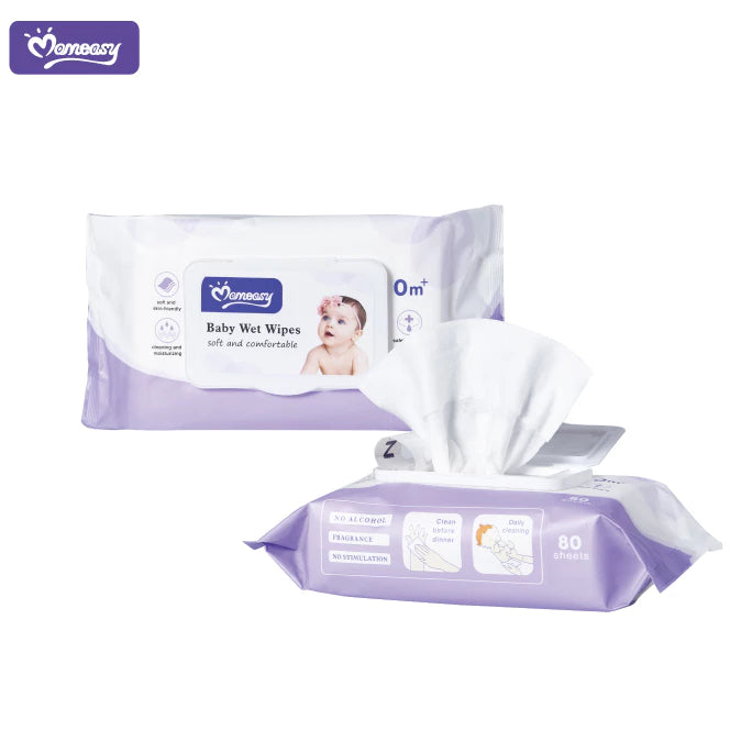 Tissue Basah Untuk Bayi Isi 80 Lembar (Baby Wet Wipes) No Alcohol , No Fragrance