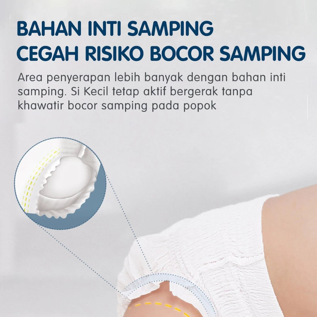 MAKUKU Slim Care JUMBO Pants M50  SAP Diapers | Popok Bayi Tipis Daya Serap Tinggi