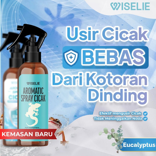 Wiselie Aromatic Pengusir Cicak dengan Formula Dijamin Ampuh 100% Mengusir Secara Efektif & Aman