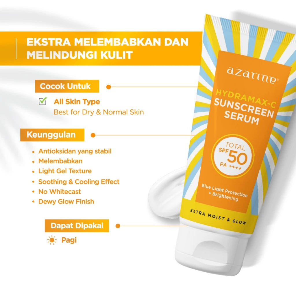 Azarine Sunscreen Gel / Serum / Moisturizer / Ceraspray SPF35 PA++++ | SPF45 PA++++