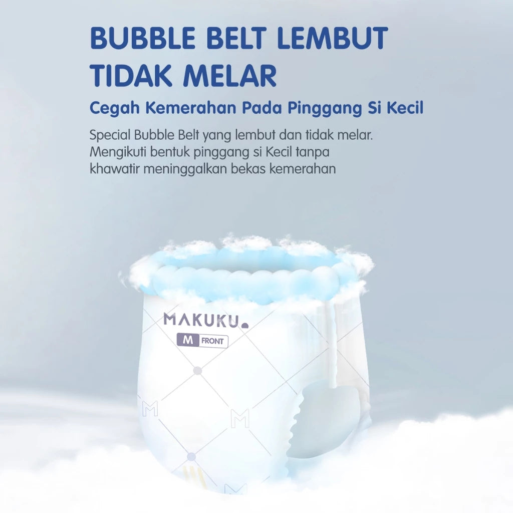 MAKUKU SAP DIAPERS PRO CARE TAPE NB44 Popok bayi Tipis SAP anti gumpal cepat kering