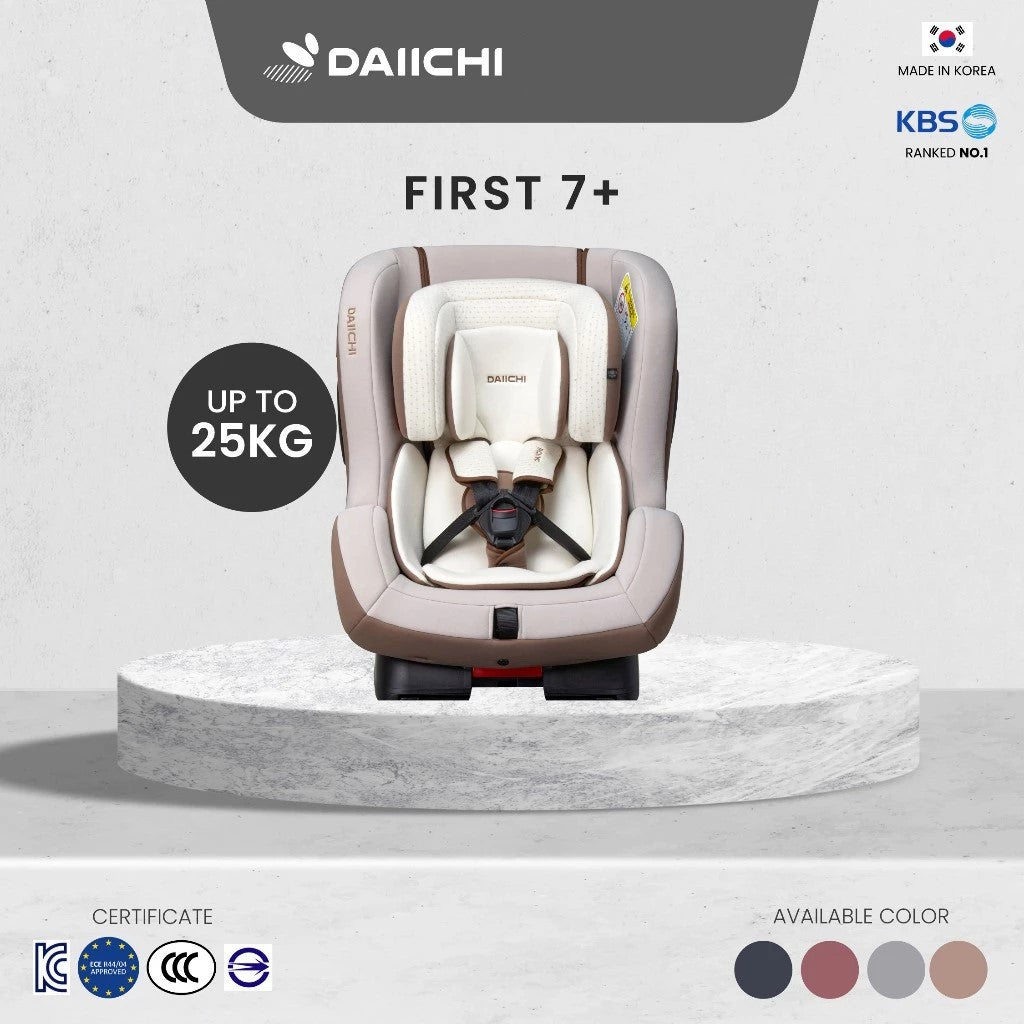 Daiichi Carseat First Seven Plus Organic Two-Tone