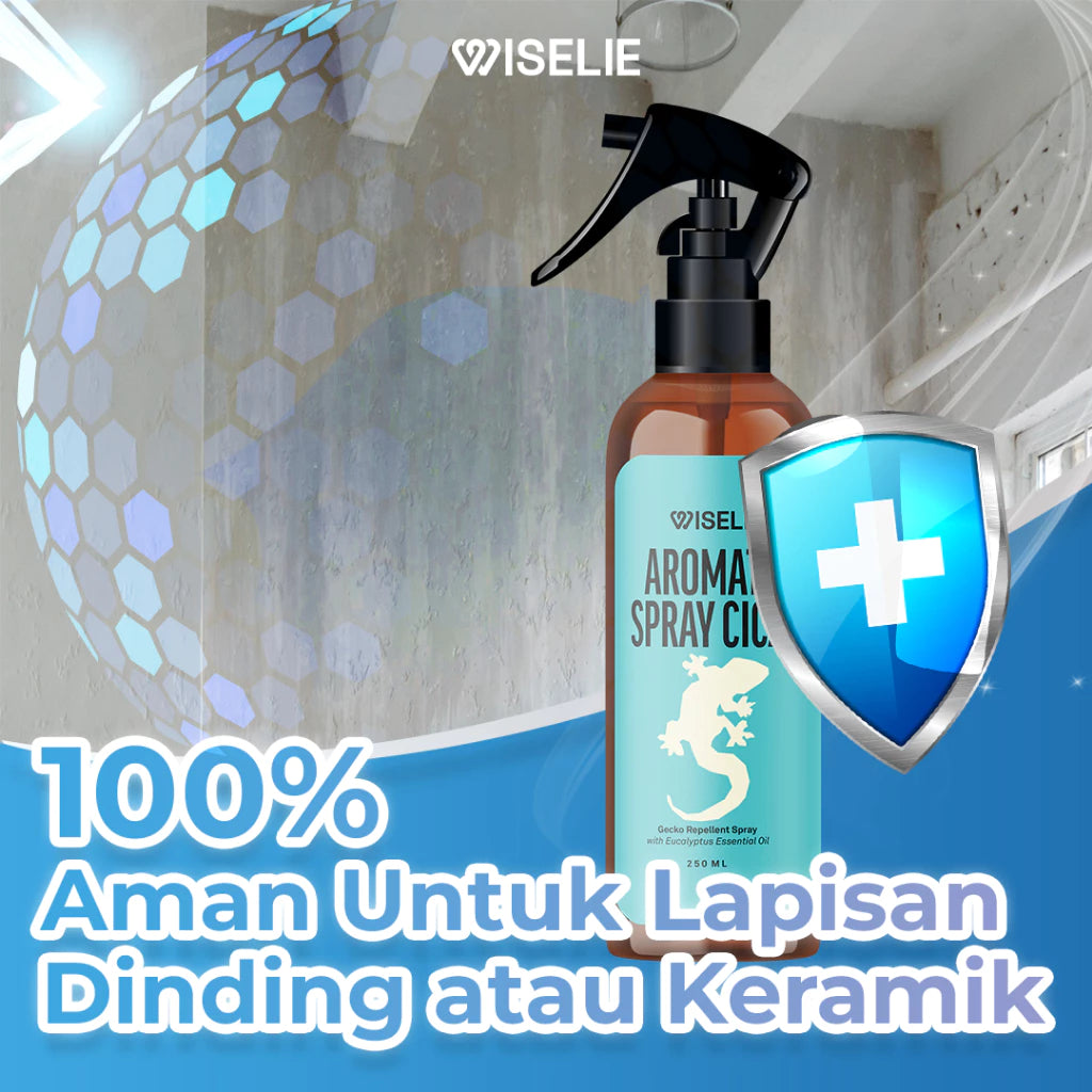 Wiselie Aromatic Pengusir Cicak dengan Formula Dijamin Ampuh 100% Mengusir Secara Efektif & Aman
