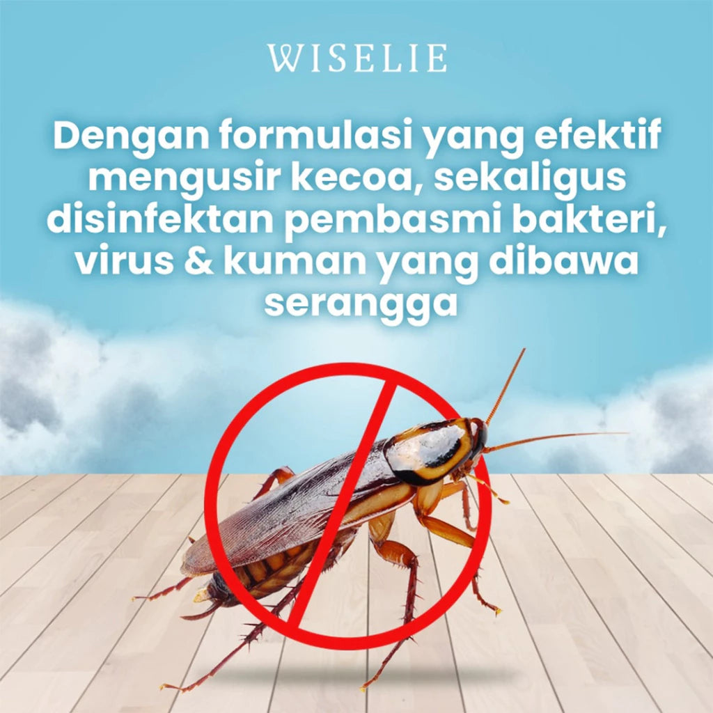 Wiselie Anti Kecoa Spray Racun Pembasmi Kecoa 250 ML - Kecoak Bugs Buster Paling Ampuh
