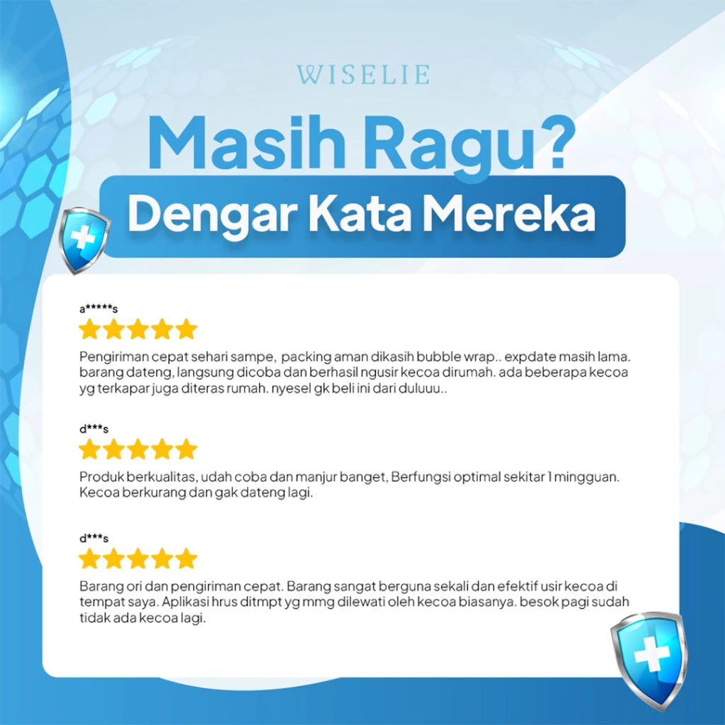 Wiselie Anti Kecoa Spray Racun Pembasmi Kecoa 250 ML - Kecoak Bugs Buster Paling Ampuh